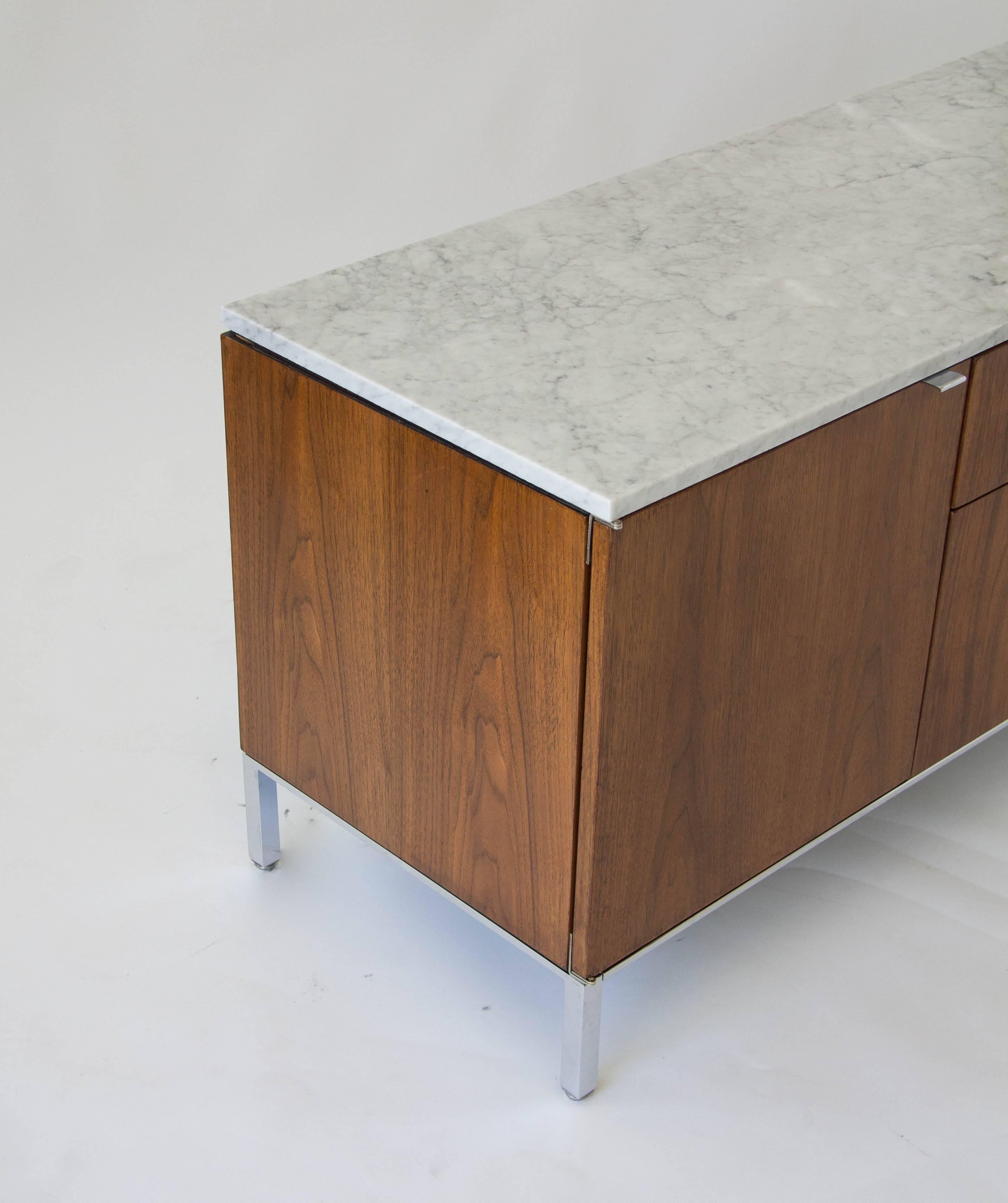 American Stow Davis Marble-Topped Credenza