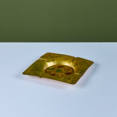 California Cloisonné Enamel-on-Copper Dish by Landau and Associates, 1950s