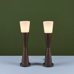 Pair of Art Deco Rosalind Style Table Lamps