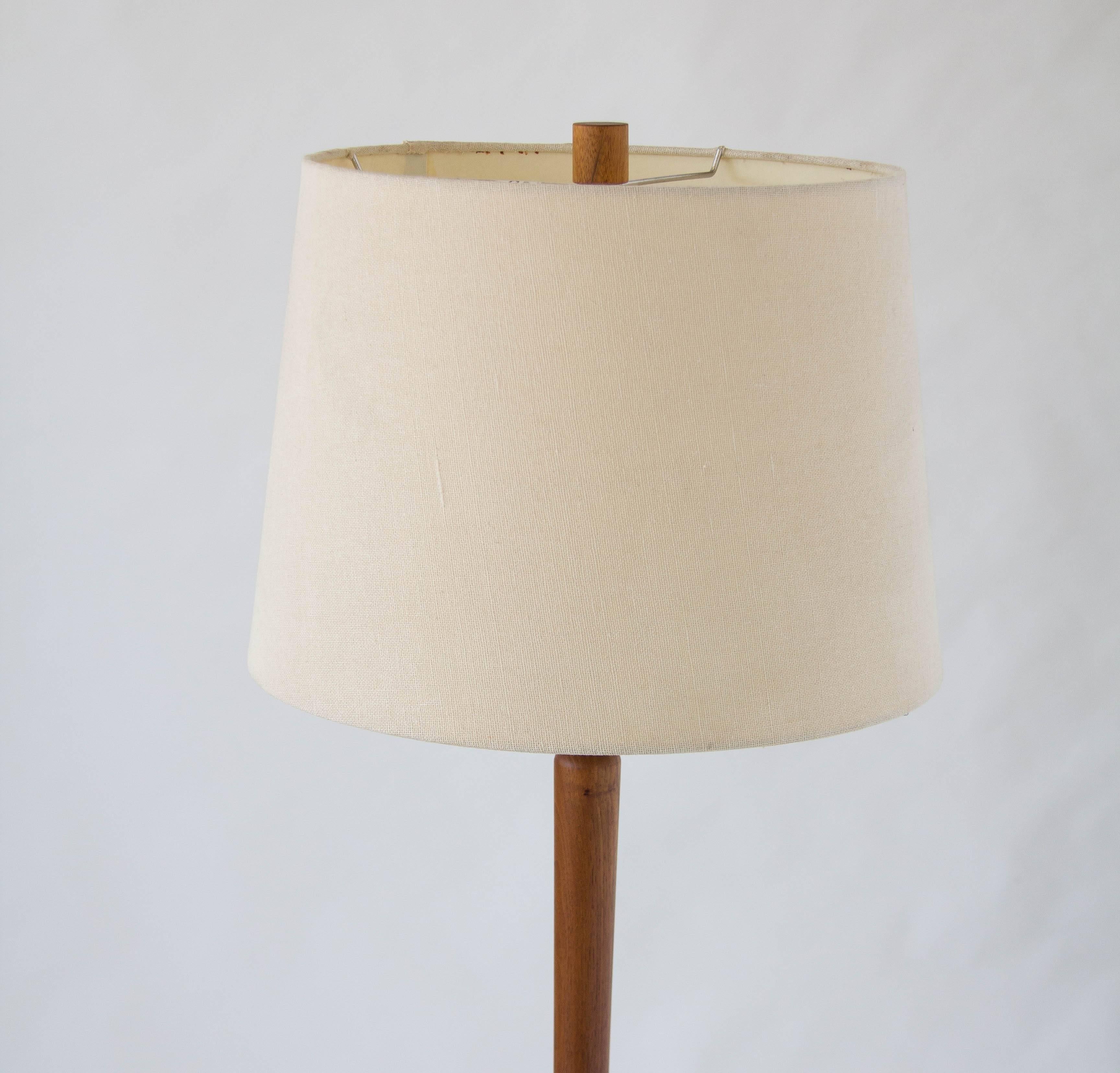 Walnut Gordon & Jane Martz Floor Lamp with Integrated Table