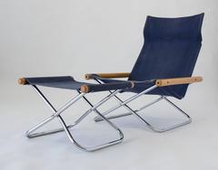 Takeshi Nii “Ny” Folding Chair and Ottoman