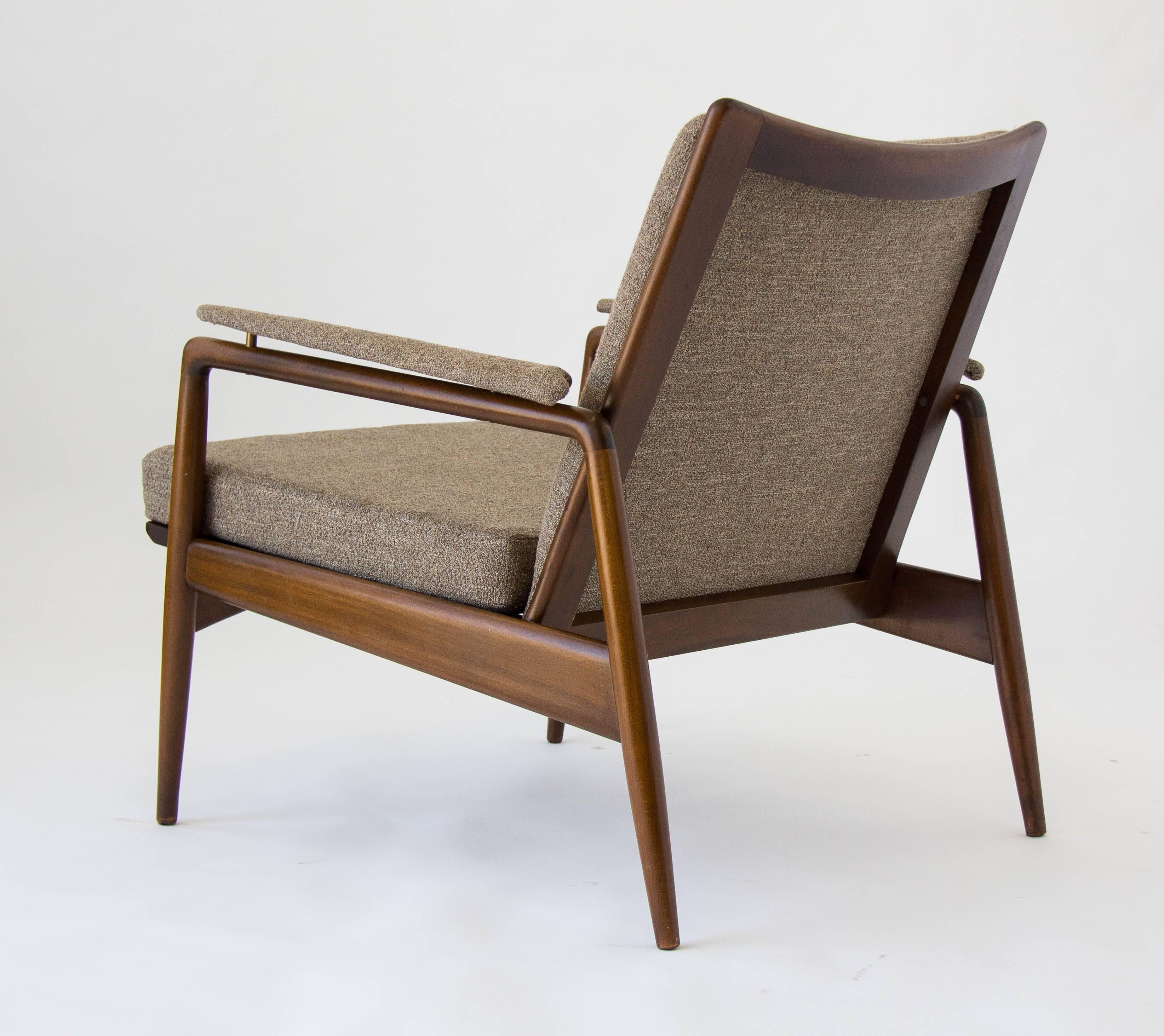 20th Century Danish Modern Lounge Chair Imported by Selig