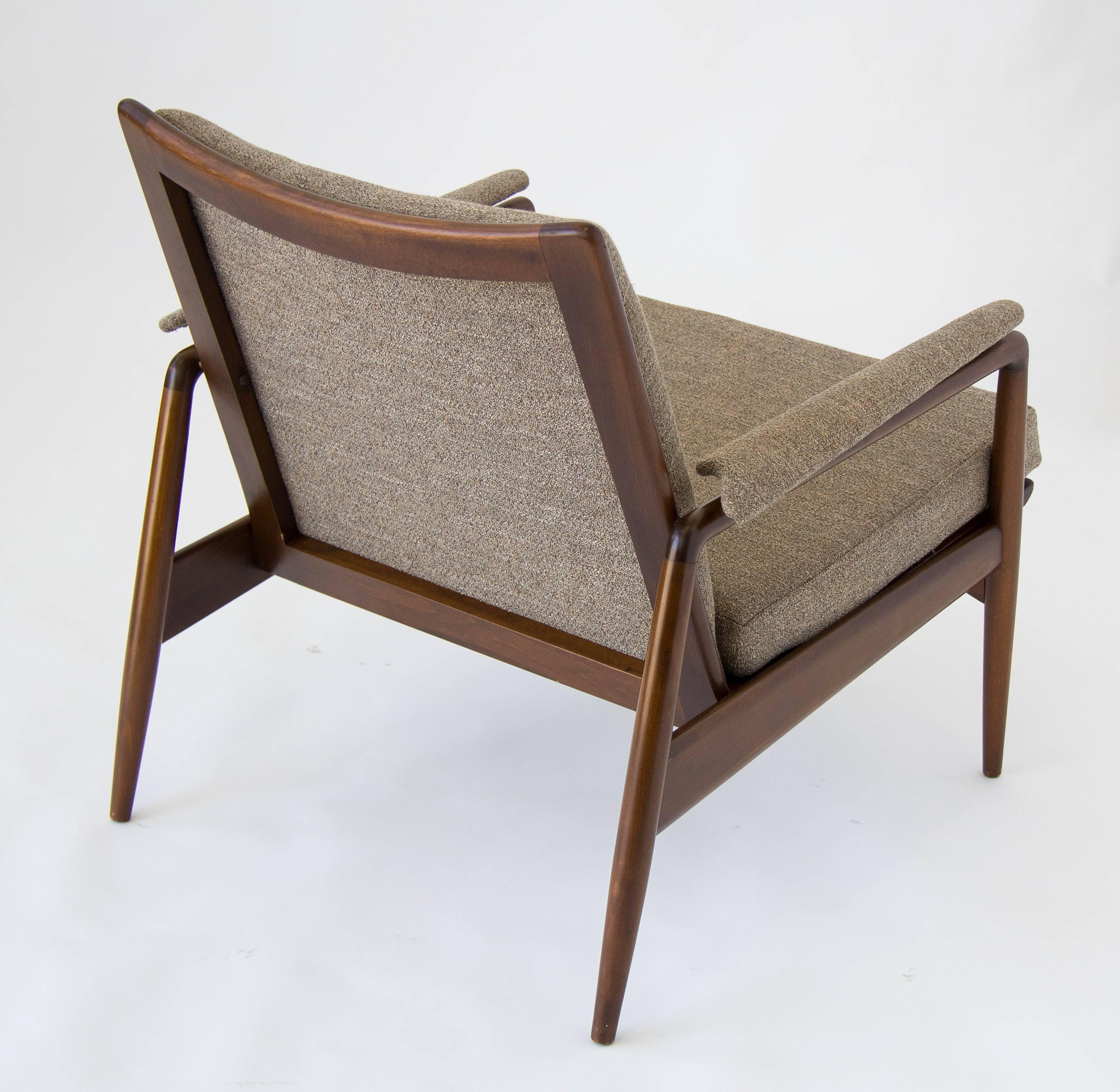 Danish Modern Lounge Chair Imported by Selig In Excellent Condition In Los Angeles, CA