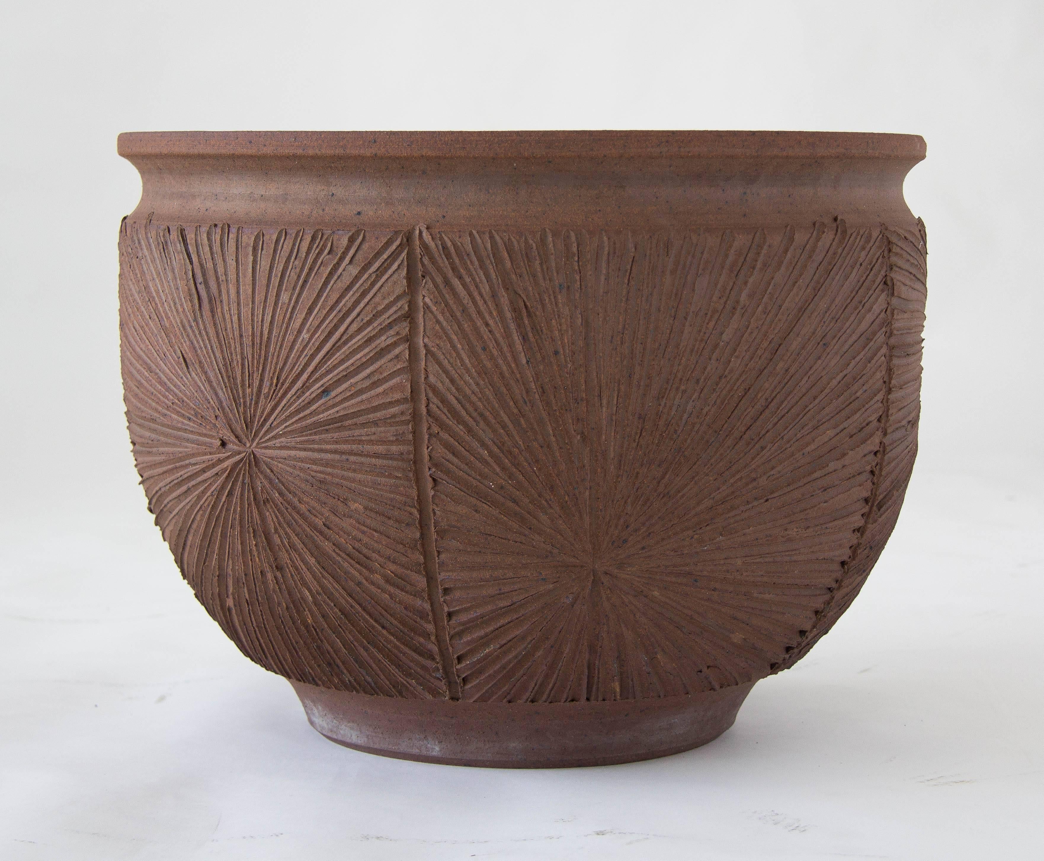 David Cressey/Robert Maxwell Earthgender Bowl Planter In Excellent Condition In Los Angeles, CA