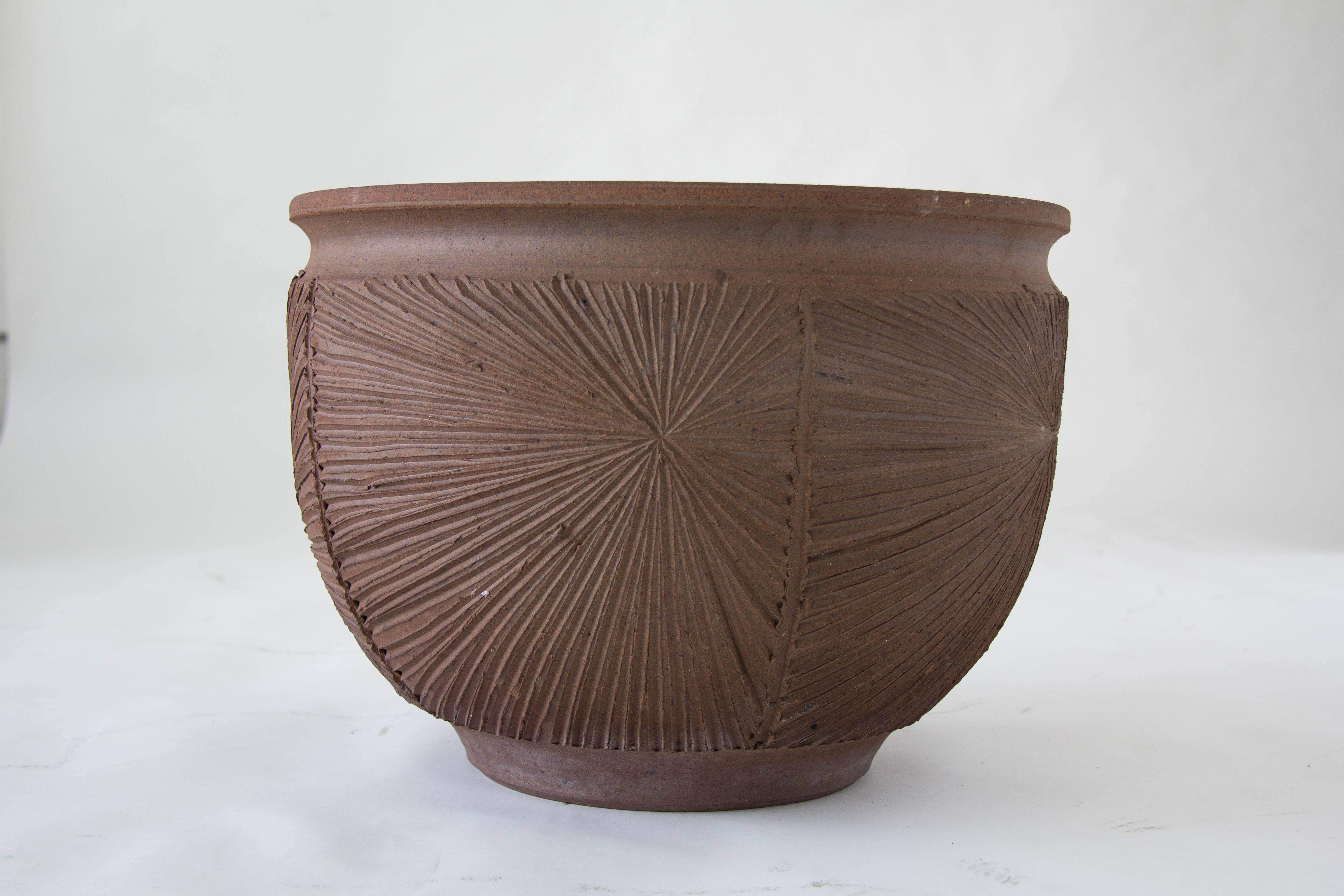 Stoneware David Cressey/Robert Maxwell Earthgender Bowl Planter