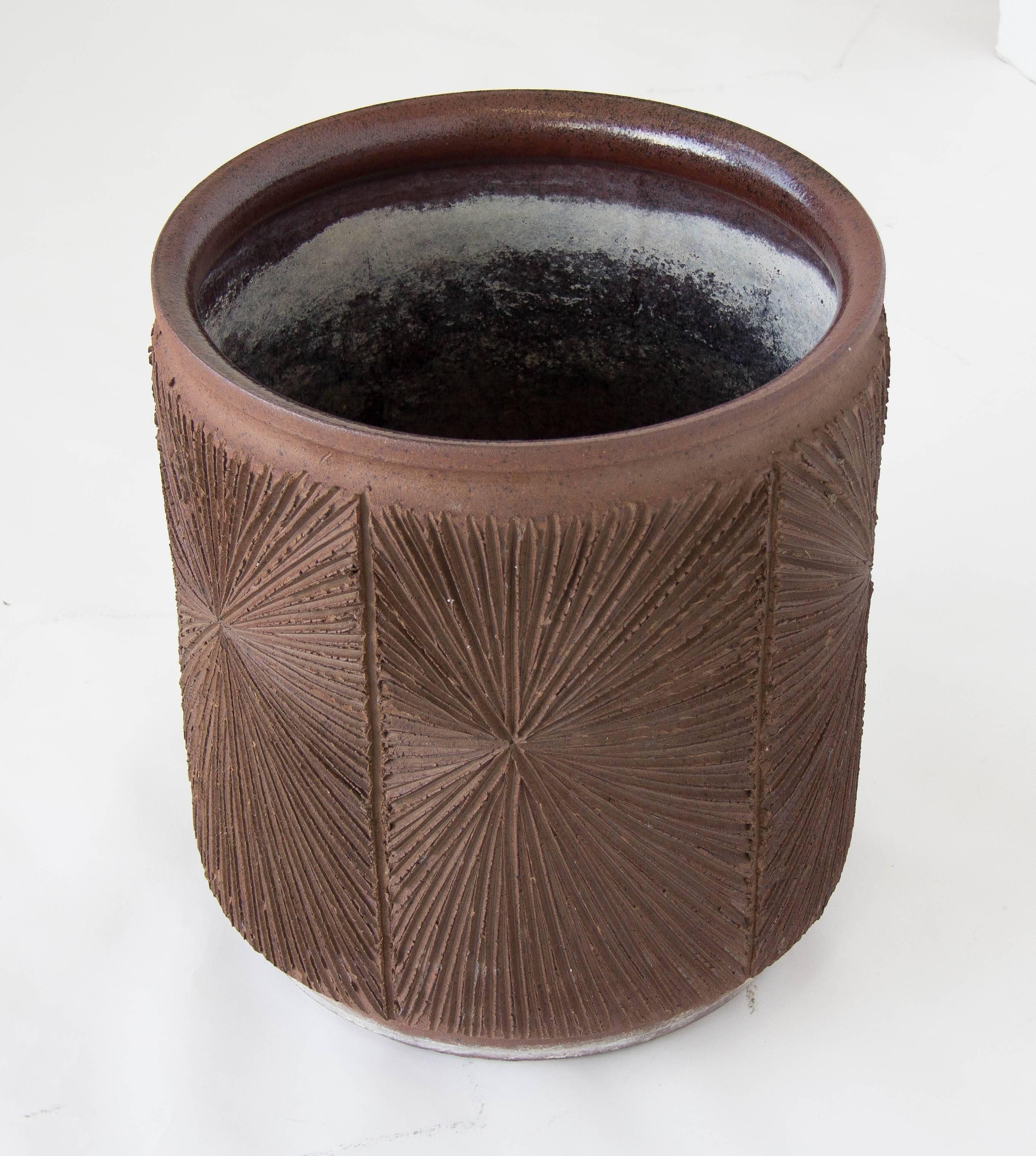 Mid-Century Modern David Cressey/Robert Maxwell Earthgender Cylindrical Planter