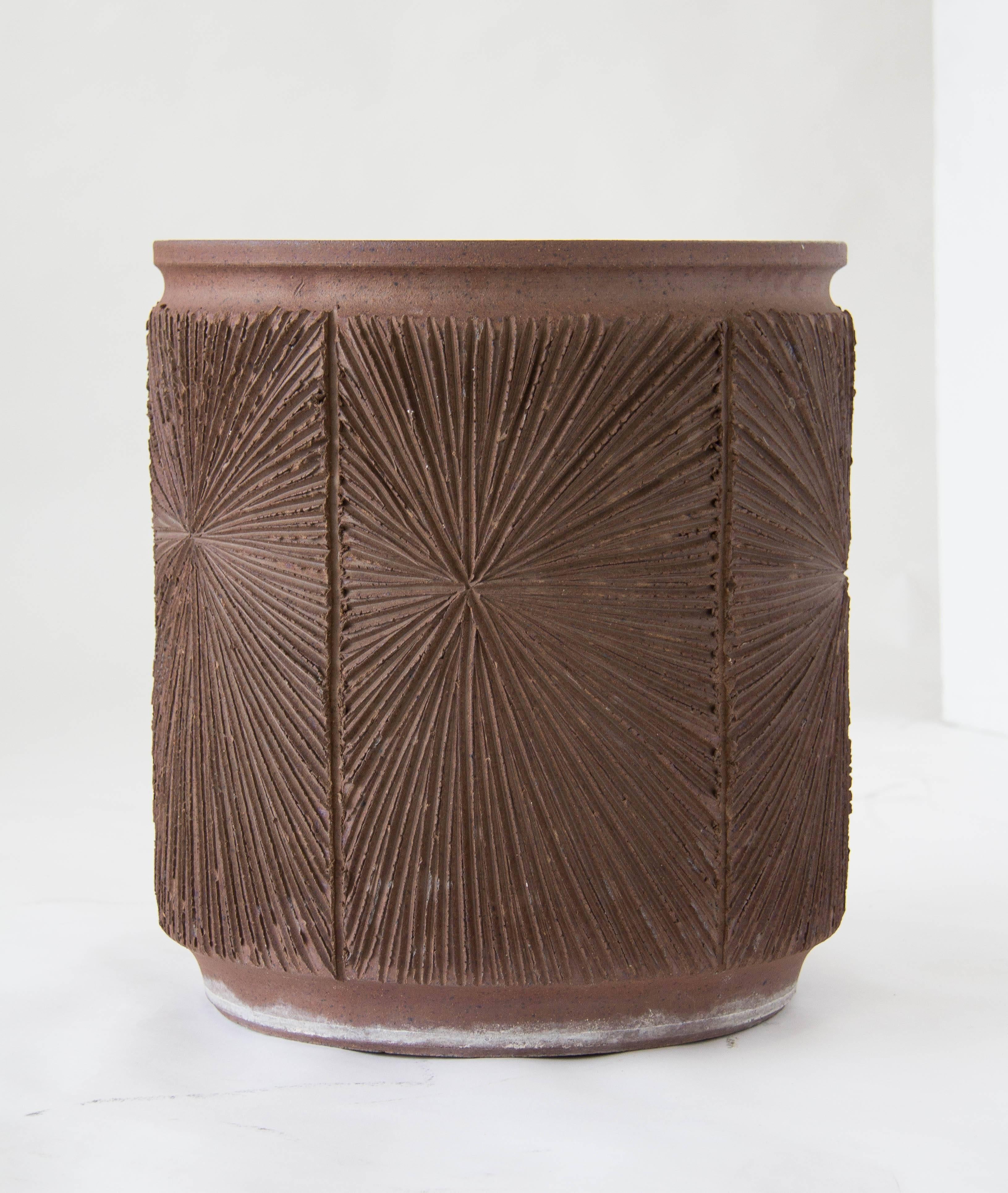 American David Cressey/Robert Maxwell Earthgender Cylindrical Planter