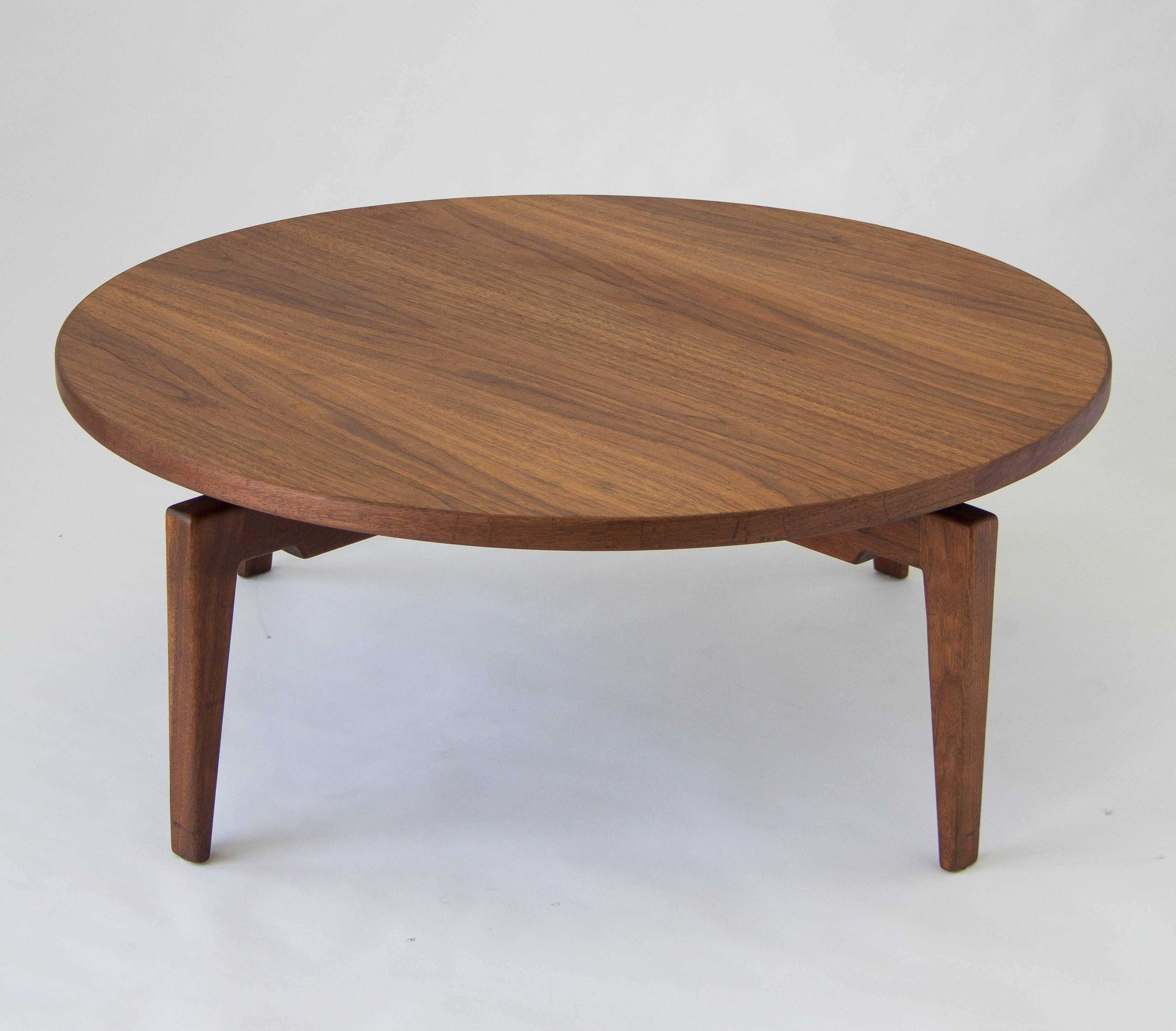 coffee table with lazy susan