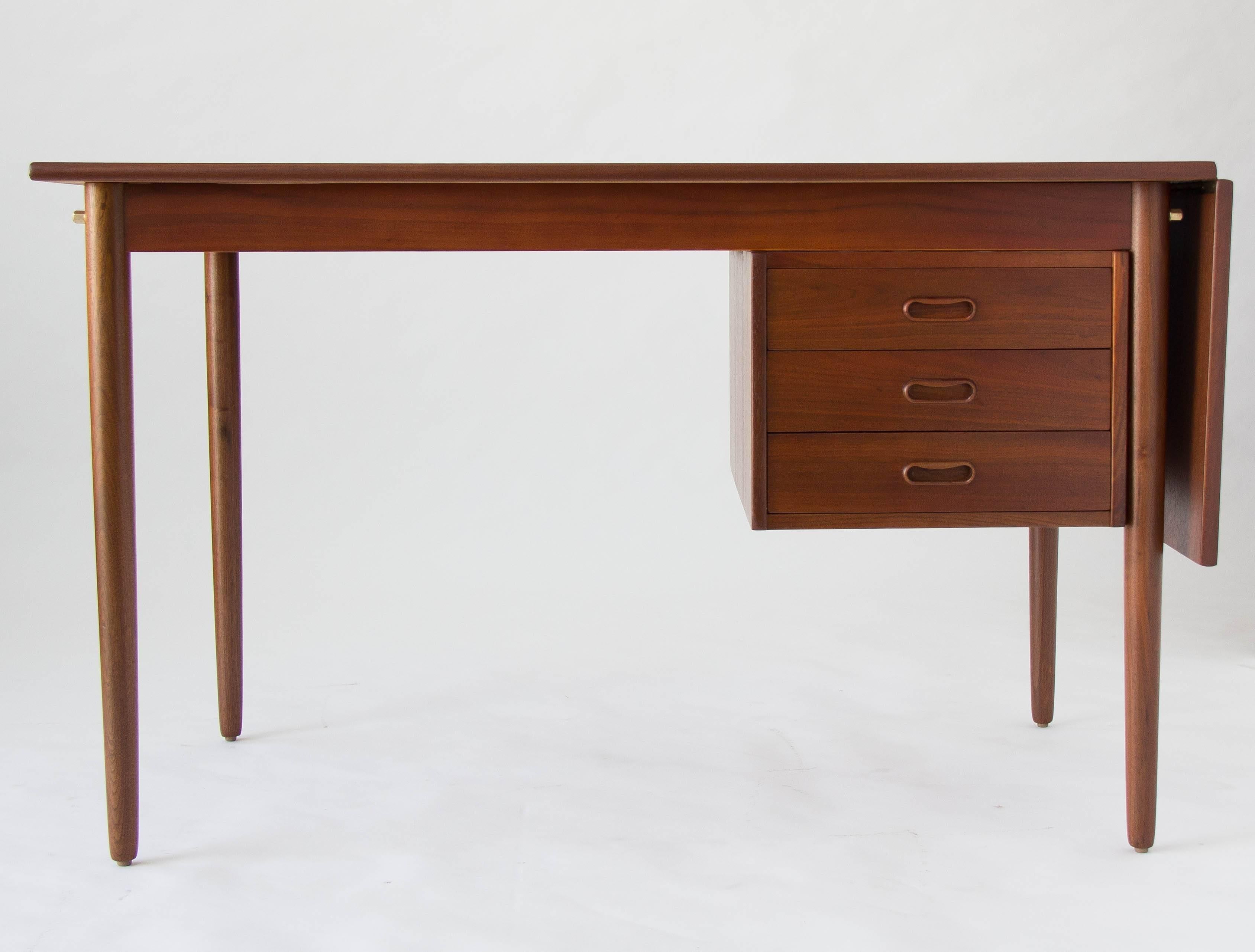 Danish Arne Vodder Drop-Leaf Desk