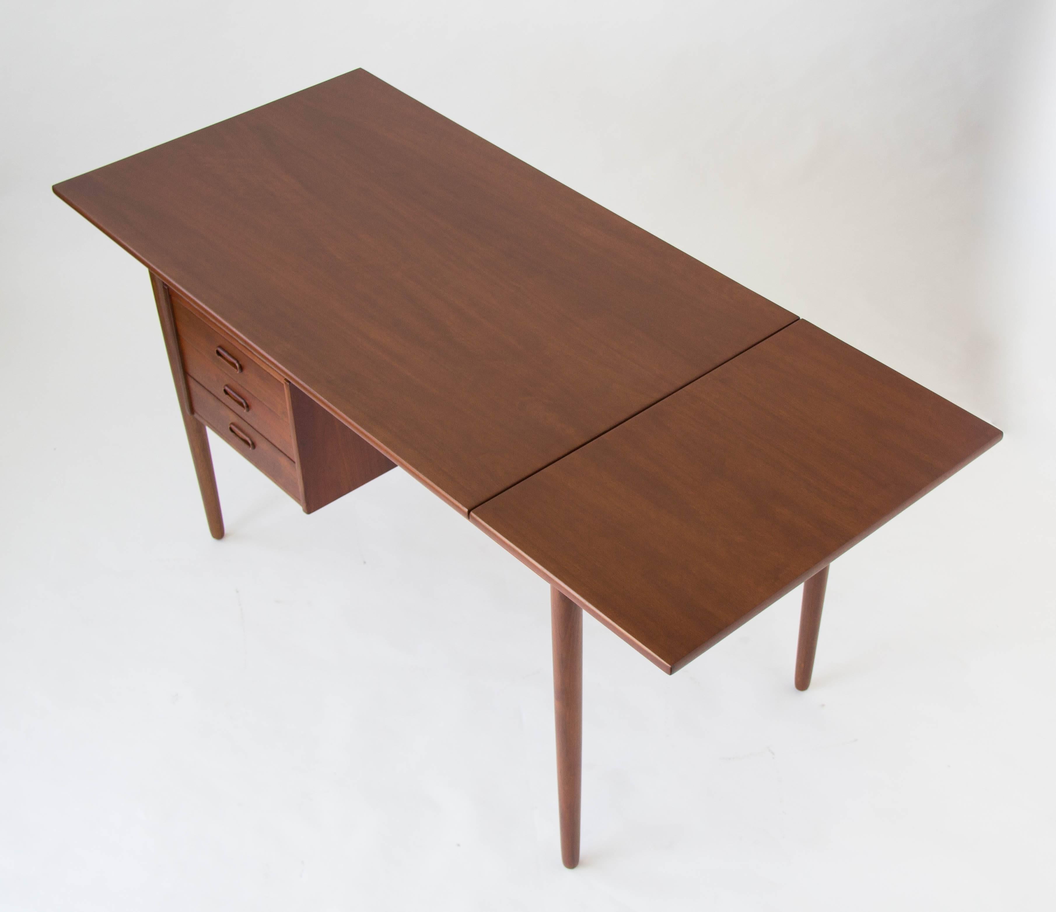 Teak Arne Vodder Drop-Leaf Desk