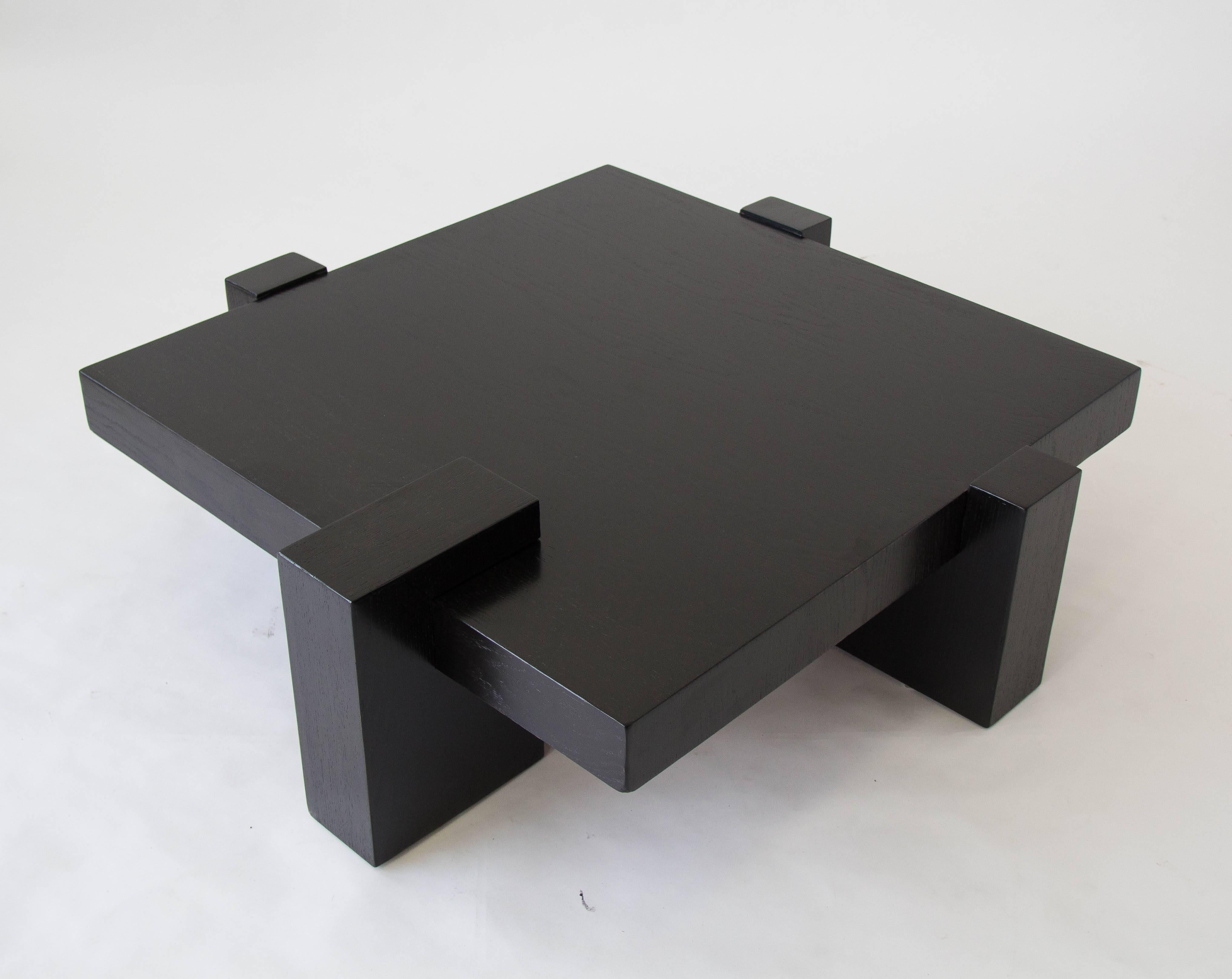 black block coffee table