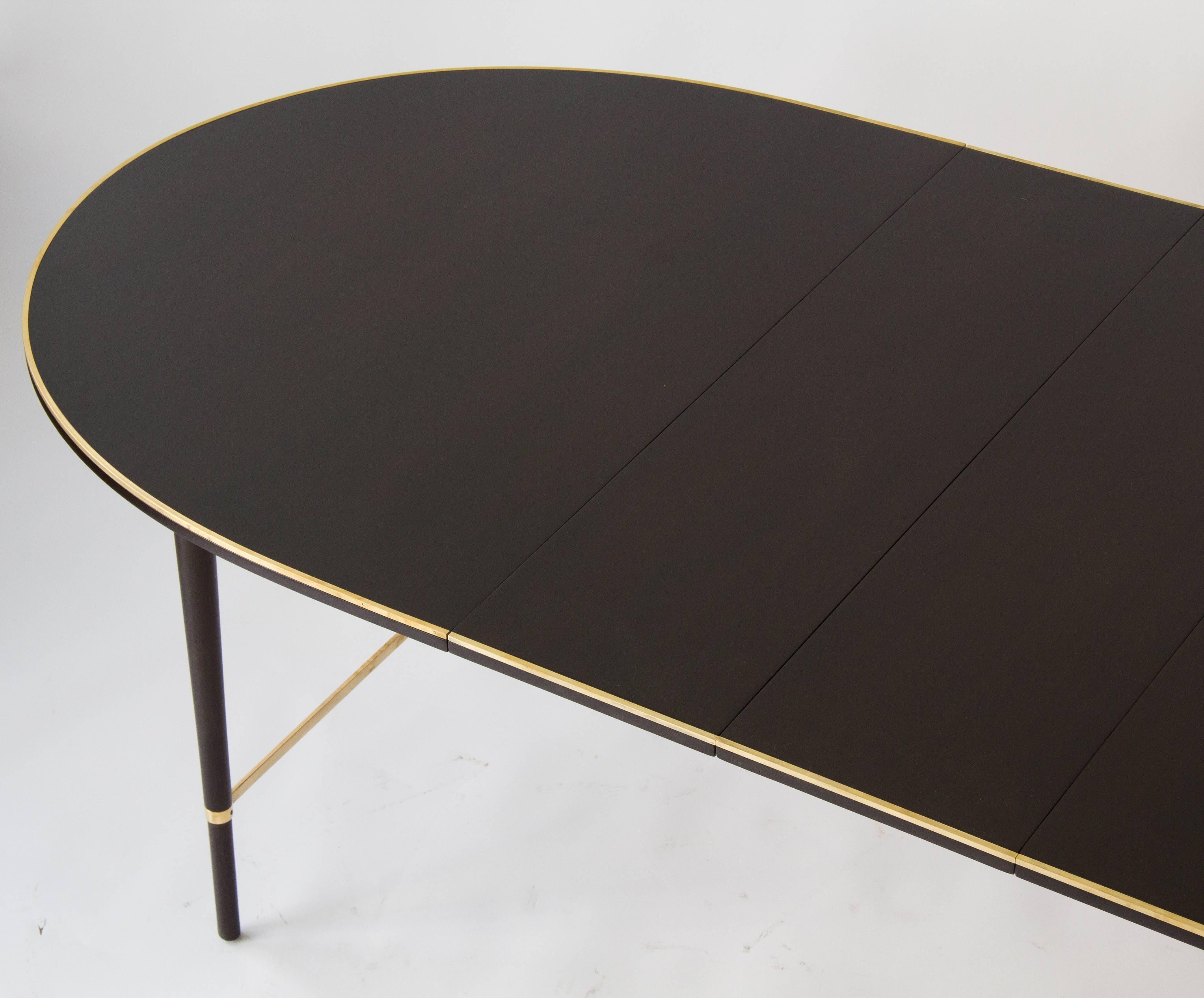 Paul McCobb Connoisseur Dining Table with Brass Edging 1