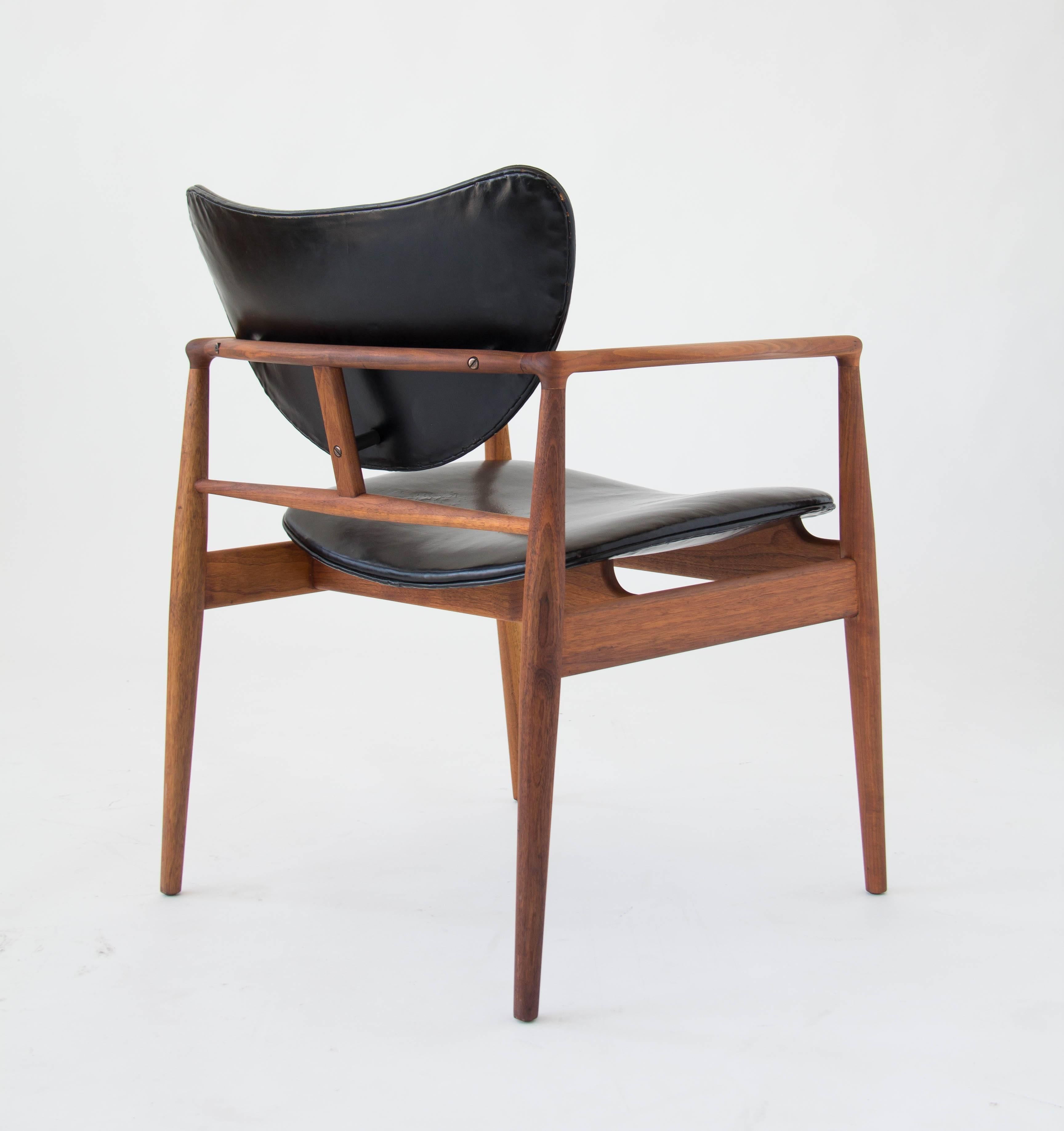 Mid-20th Century Finn Juhl Model 48 Chair for Baker Furniture