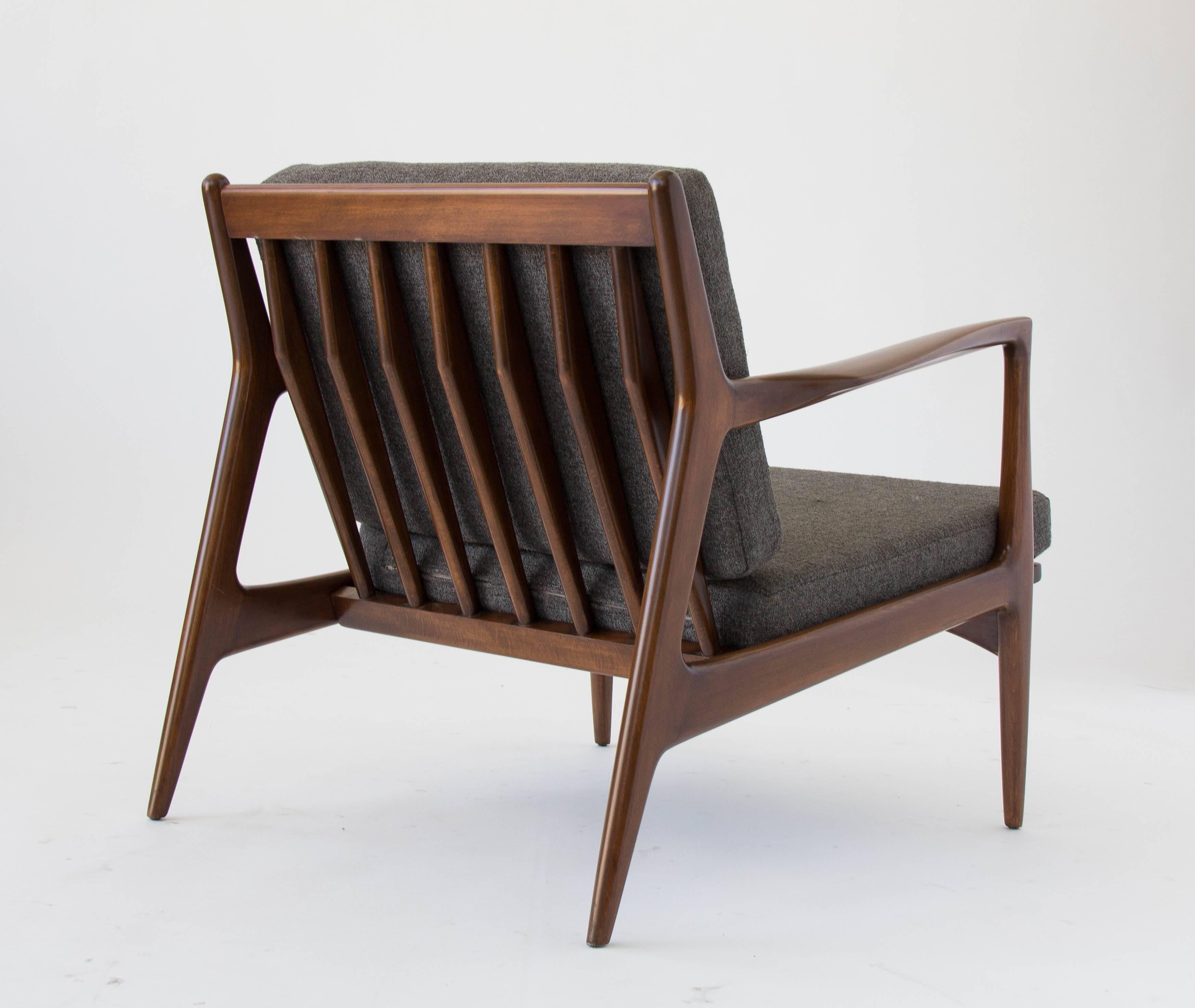 Stained Lounge Chair by Ib Kofod-Larsen for Selig