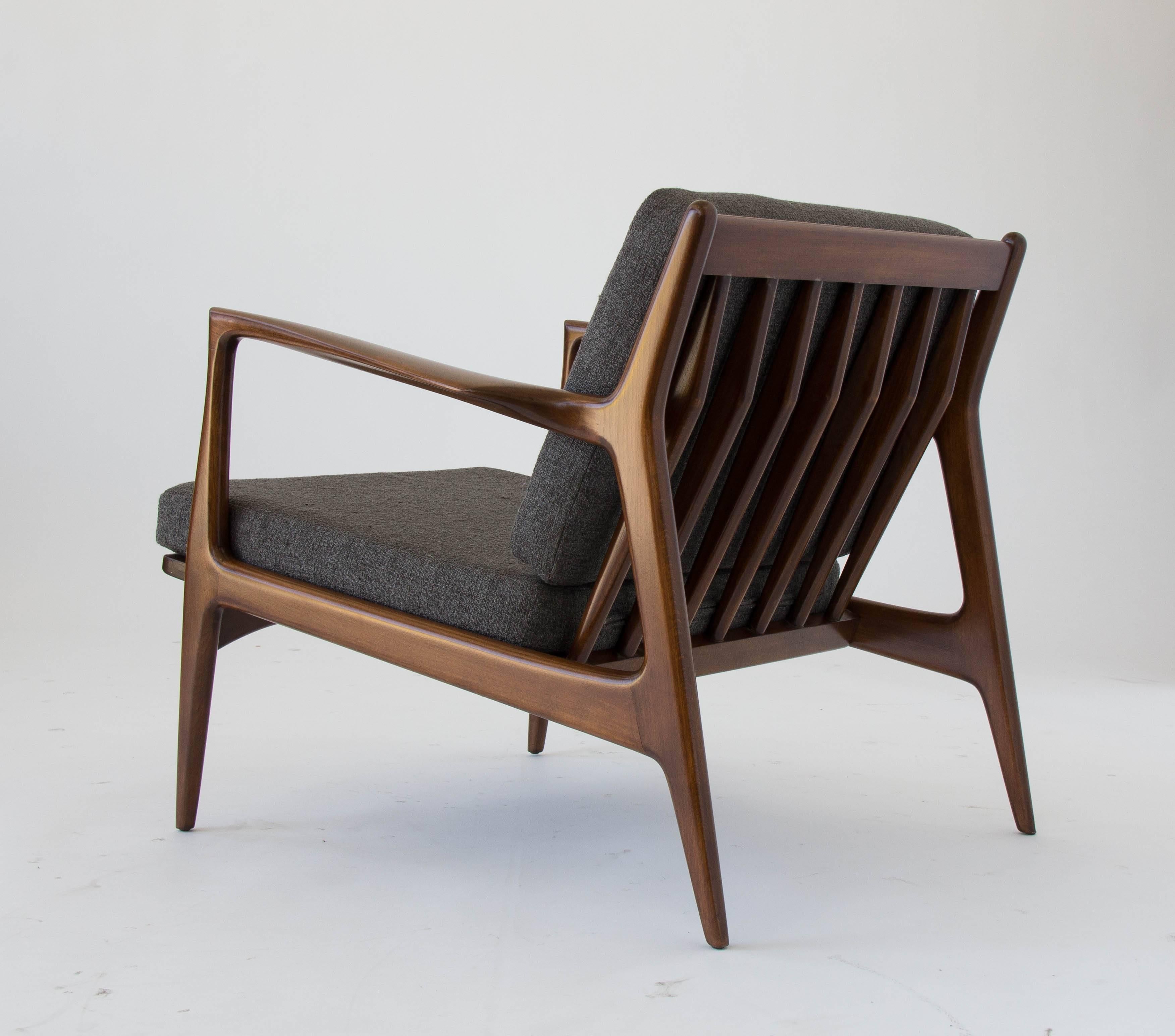 Danish Lounge Chair by Ib Kofod-Larsen for Selig