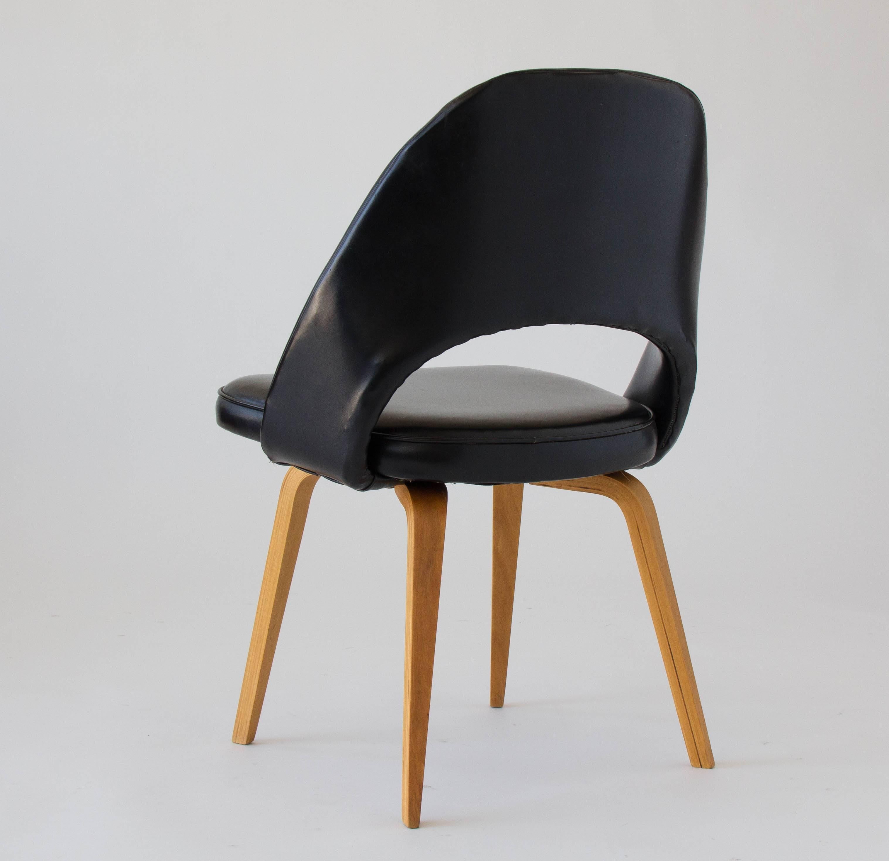 Naugahyde Eero Saarinen Executive or Dining Chair for Knoll
