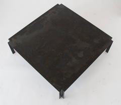 California-Designed Modernist Square Coffee Table