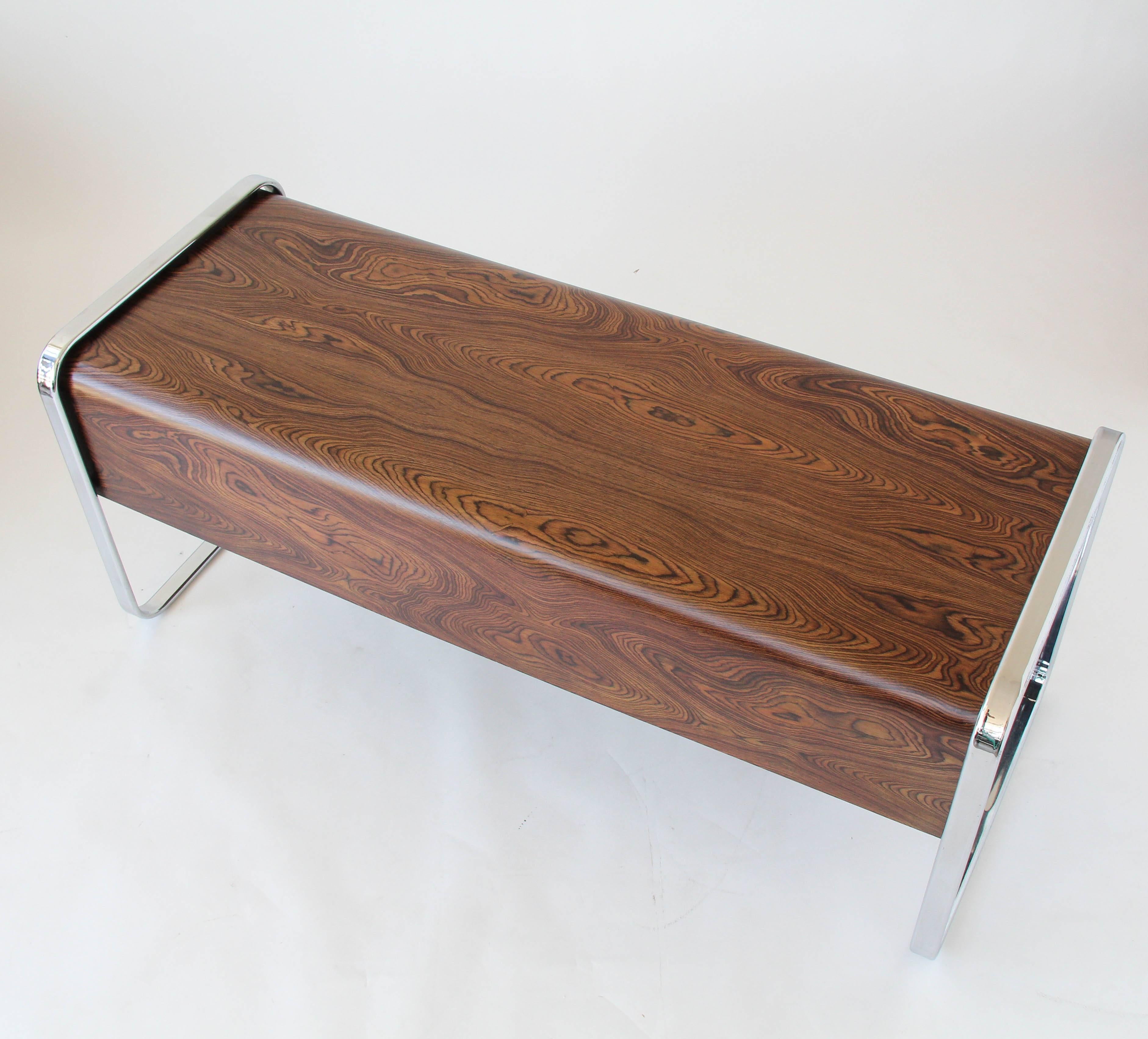 Chrome Zebrawood Credenza by Peter Protzman for Herman Miller