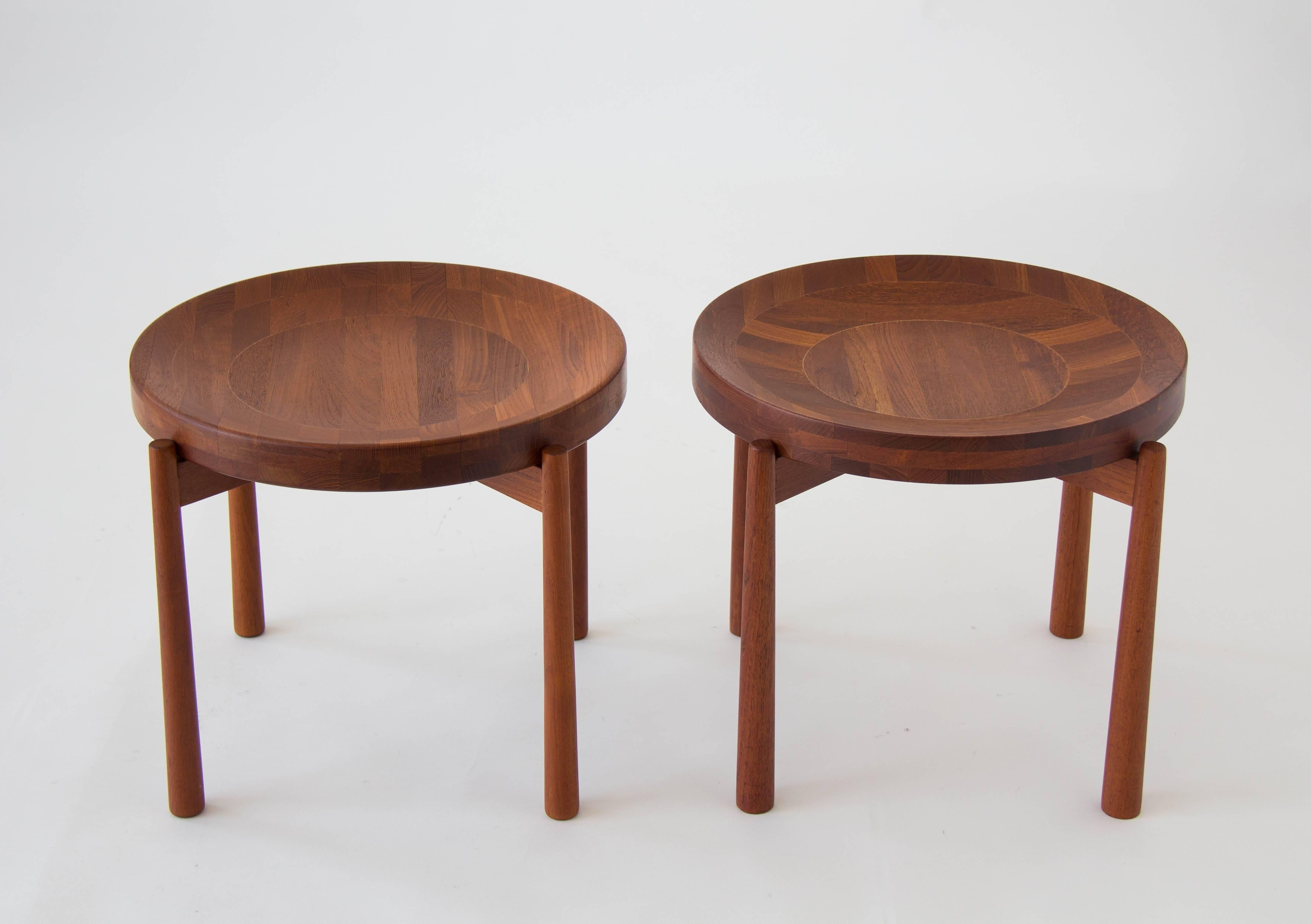 Swedish Pair of Teak Tray Tables in the style of Jens Quistgaard