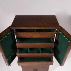 Arts and Crafts Period Jewelry Chest by Gustav Stickley