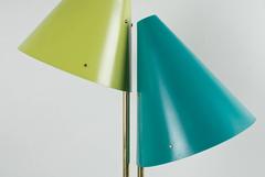 Svend Aage Holm Sørensen Table Lamp in Brass and Aluminium
