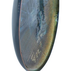 Bjørn Engø Decorative Dish Enamel Silver Inlays, Norway 1960s