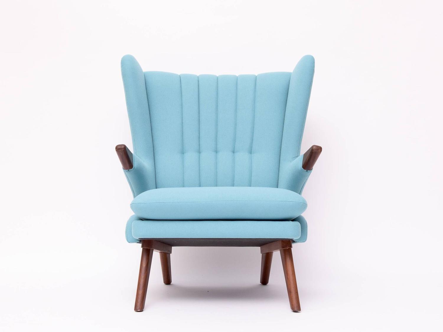 Svend Skipper Papa Bear Wingback Chair, Model 91 at 1stdibs