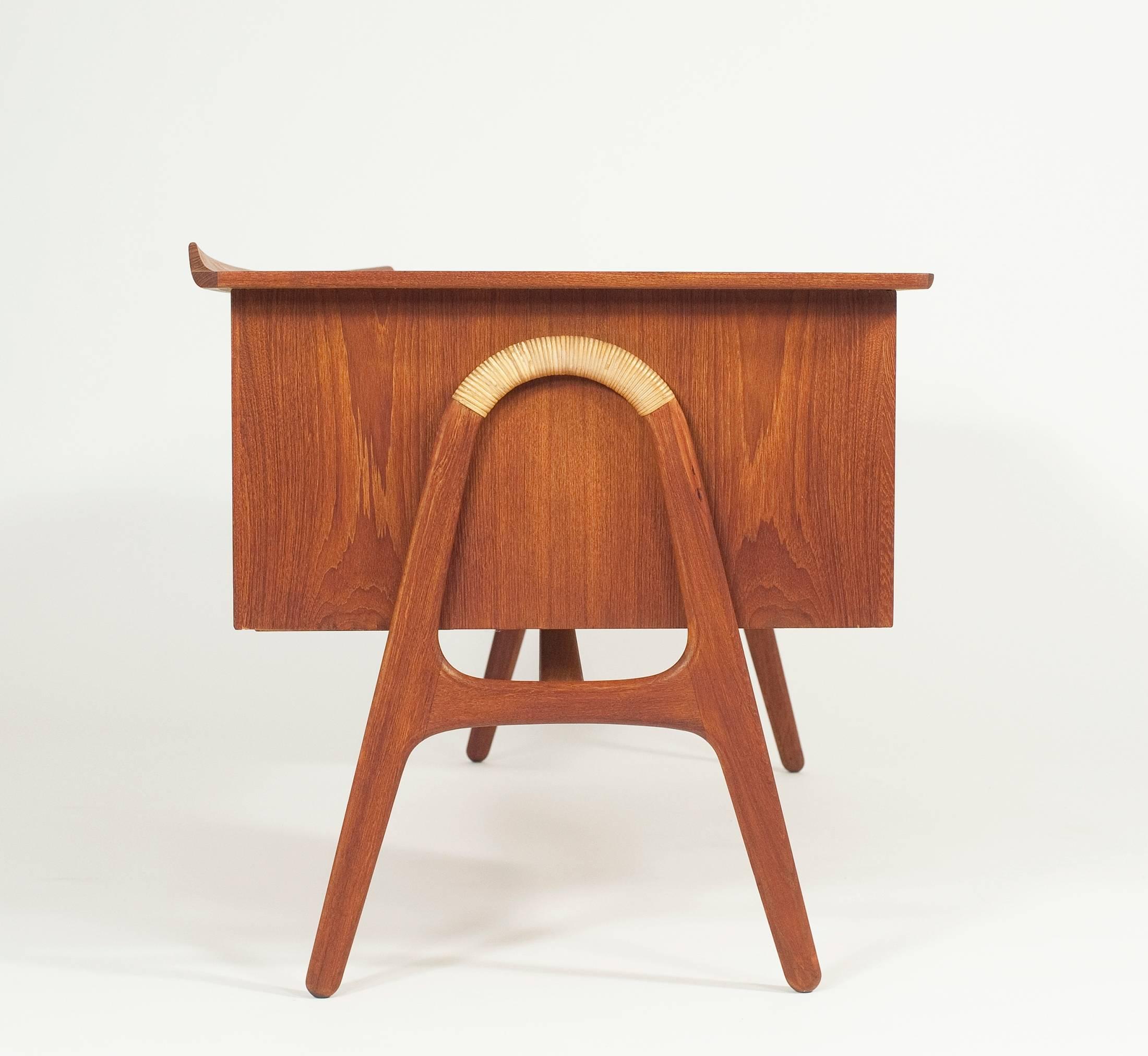 Very Rare Danish Mid-Century Modern Teak Desk by Svend Aage Madsen, 1953 6