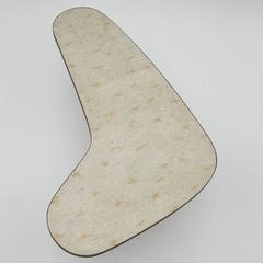 Large Mosaic Coffee Table with Brass Elements, Germany, 1950