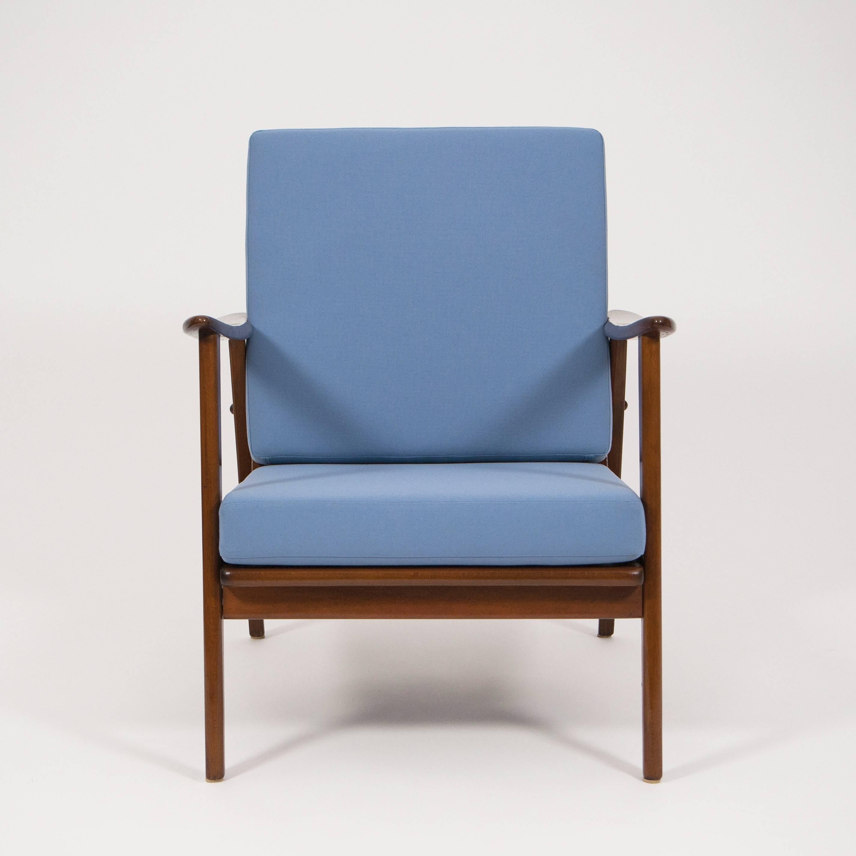 Mid-20th Century Pair of Mid-Century Modern Easy Chairs, Germany, 1960