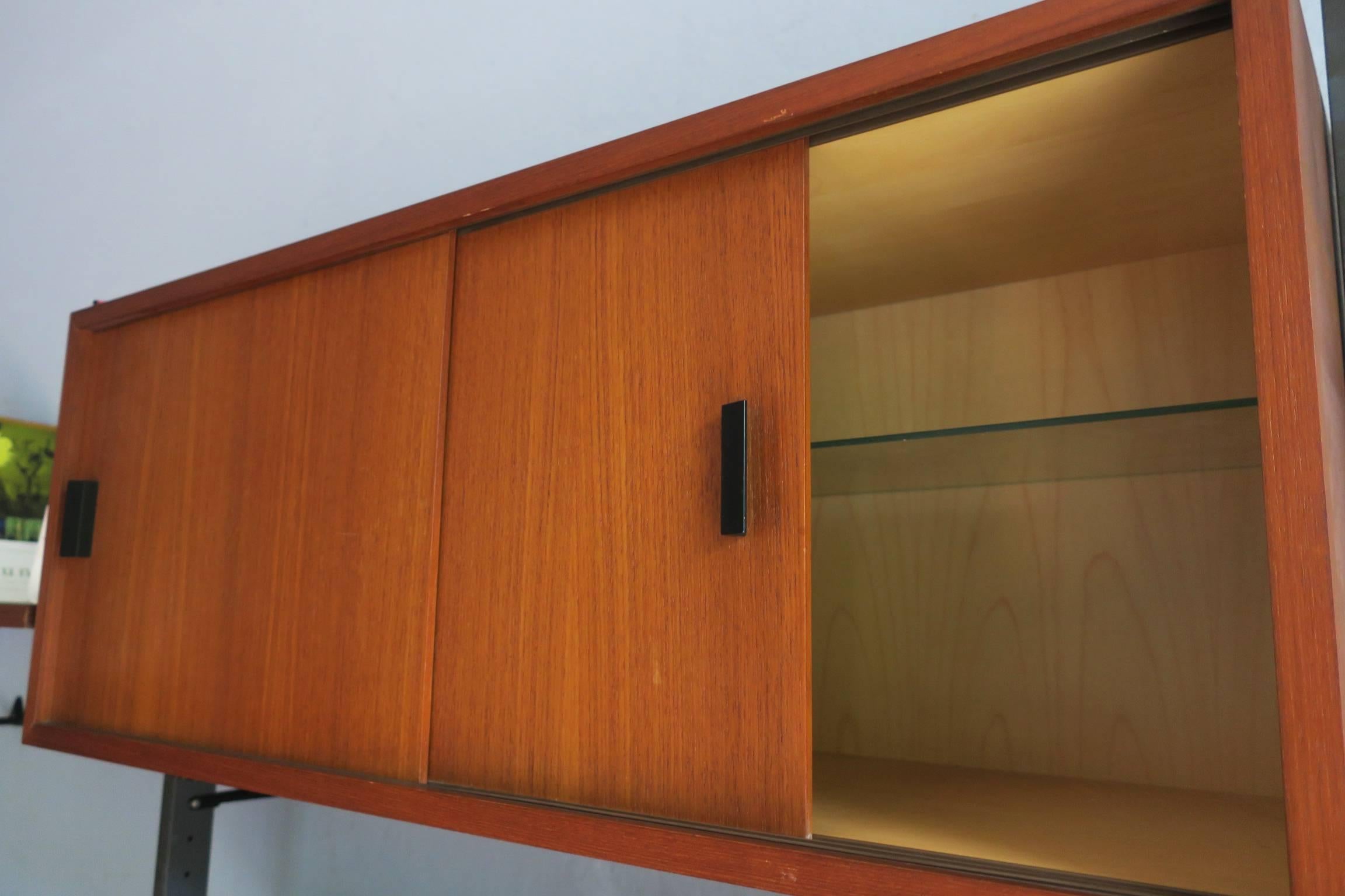 Rare Swedish Teak Modular Shelf System by Olof Pira, 1960s For Sale 1