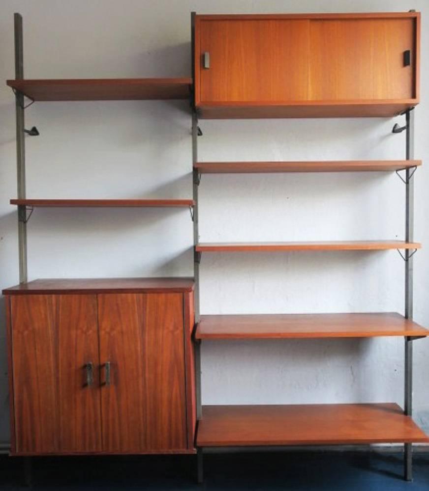 Rare Swedish Teak Modular Shelf System by Olof Pira, 1960s For Sale 5