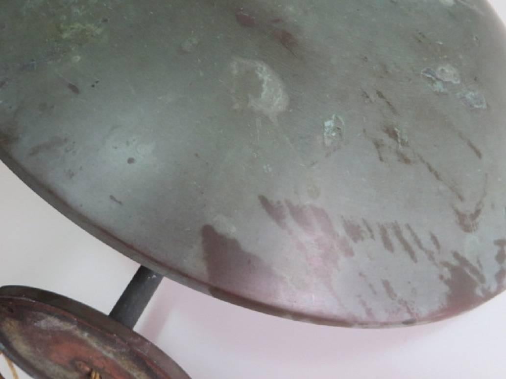 Mid-Century Modern Nicely Patinated Poul Henningsen Copper PH 4.5/3 Outdoor Lamp