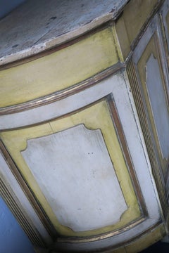Antique Painted Credenza, 18th Century