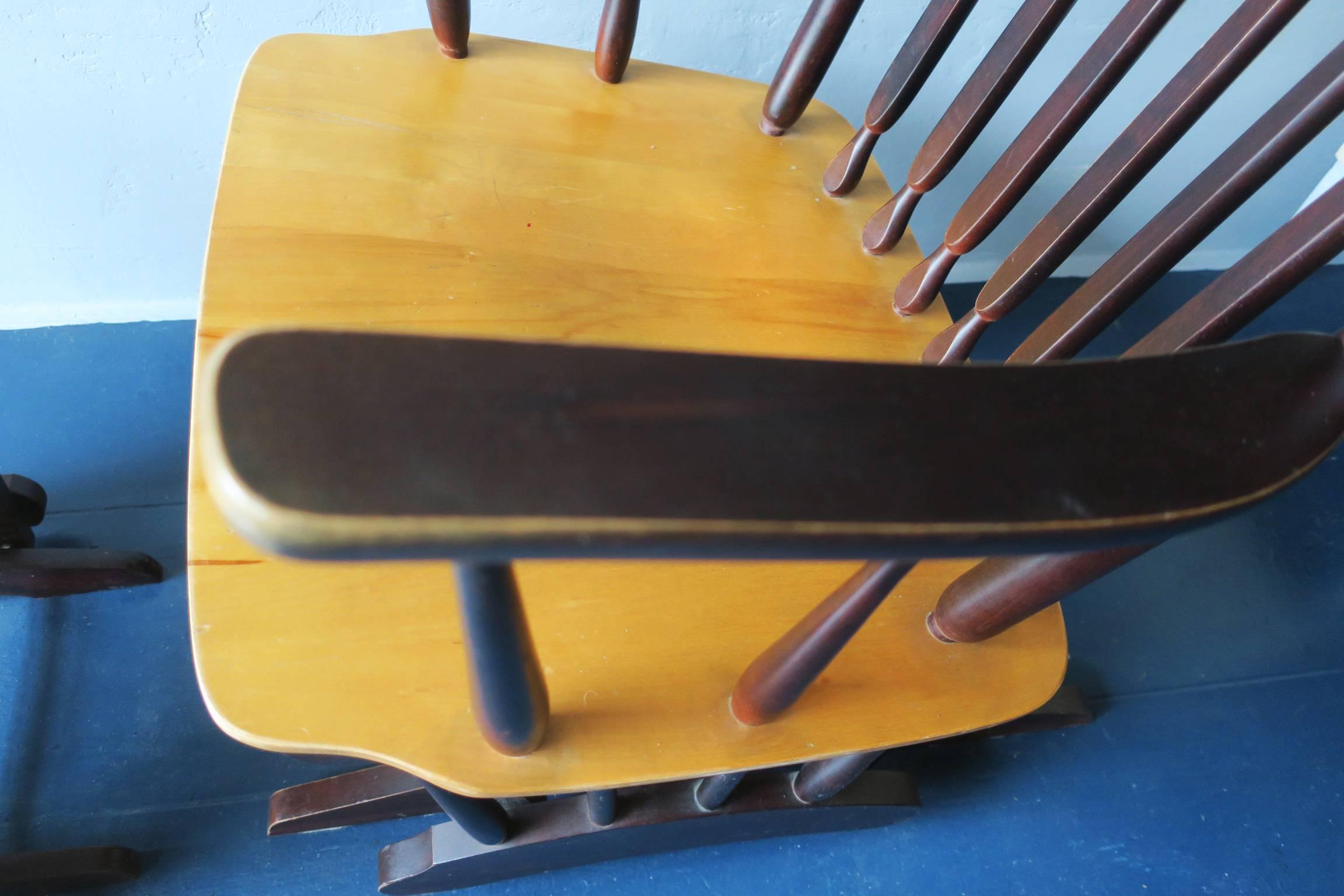 rocking chair with footrest