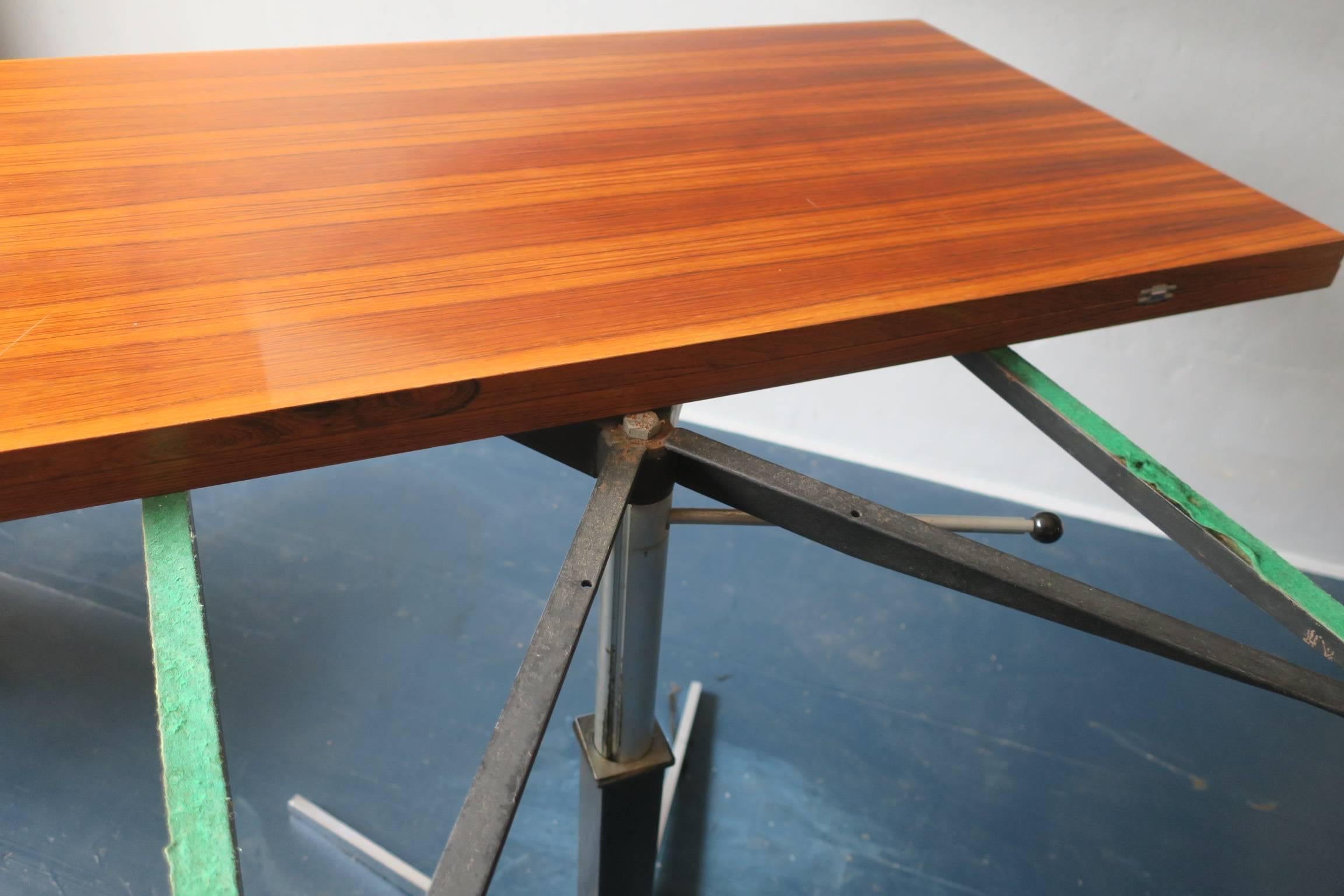 Multi-Purpose Rosewood Dining/Coffee Table by Wilhelm Renz For Sale 1