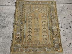 Antique Small Turkish Ghiordes Rug