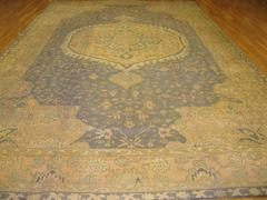 Large Antique Turkish Oushak Rug
