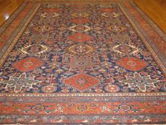 Antique Large Persian Karajeh Rug