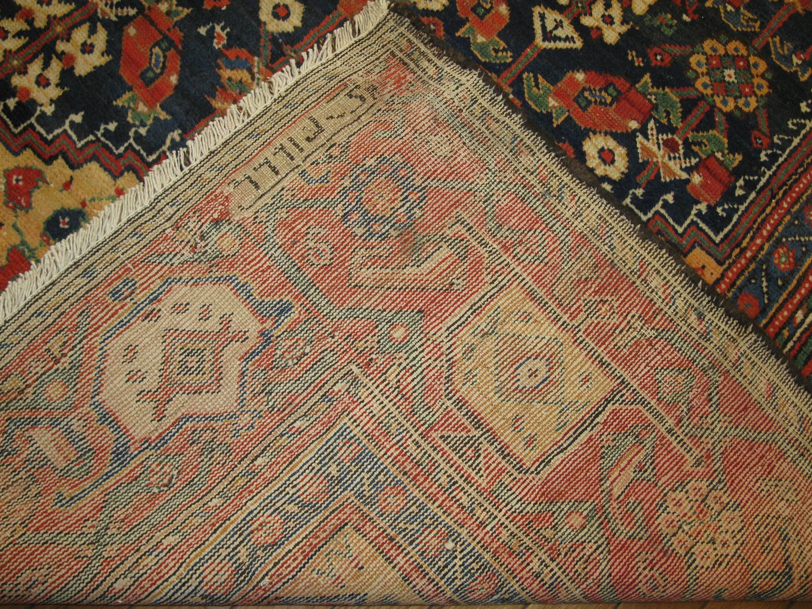 Antique Oversized Persian Bakhtiary Gallery Rug In Excellent Condition In Atlanta, GA