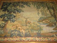 Large Antique French Tapestry