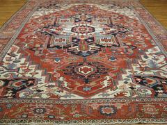 Antique Persian Serapi Rug