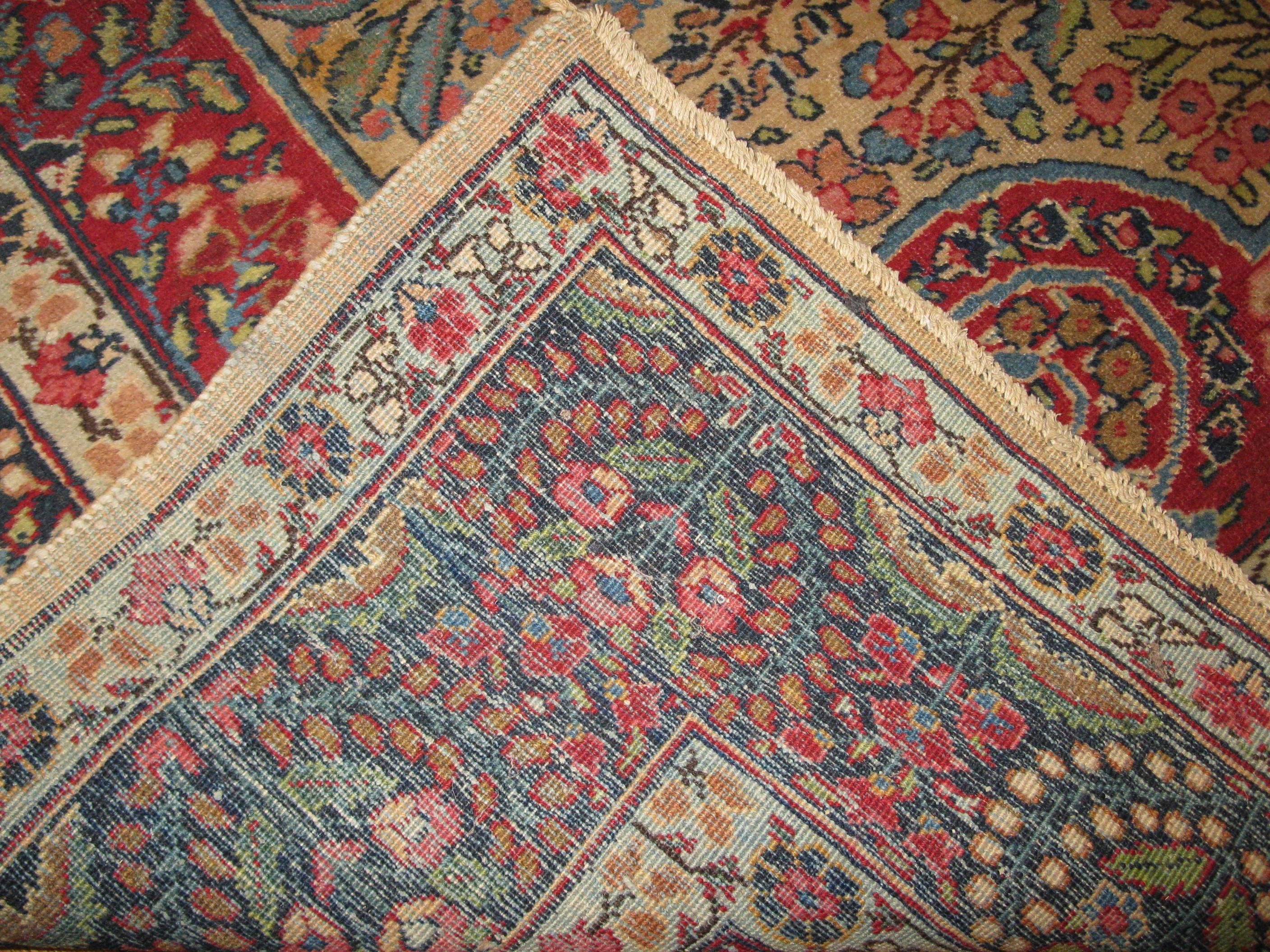 Kirman Antique Persian Kerman Rug For Sale