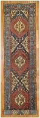 Antique Long Persian Heriz Runner Rug