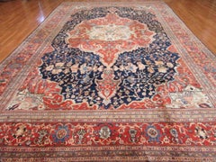 Large Antique Persian Sarouk Farahan Rug