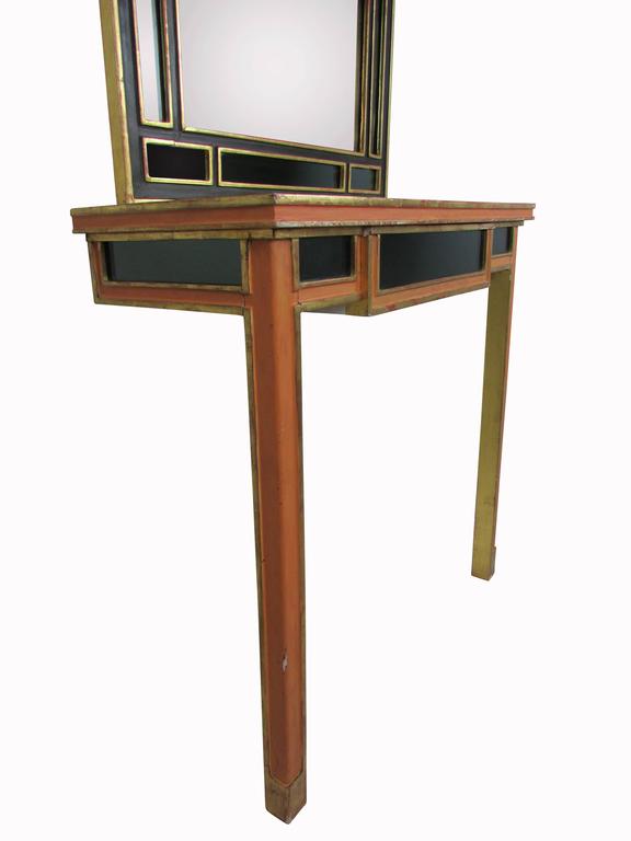 Mirrored French Vanity by Pierrefeu at 1stDibs