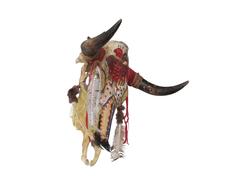 1930s Painted Sioux Steer Skull