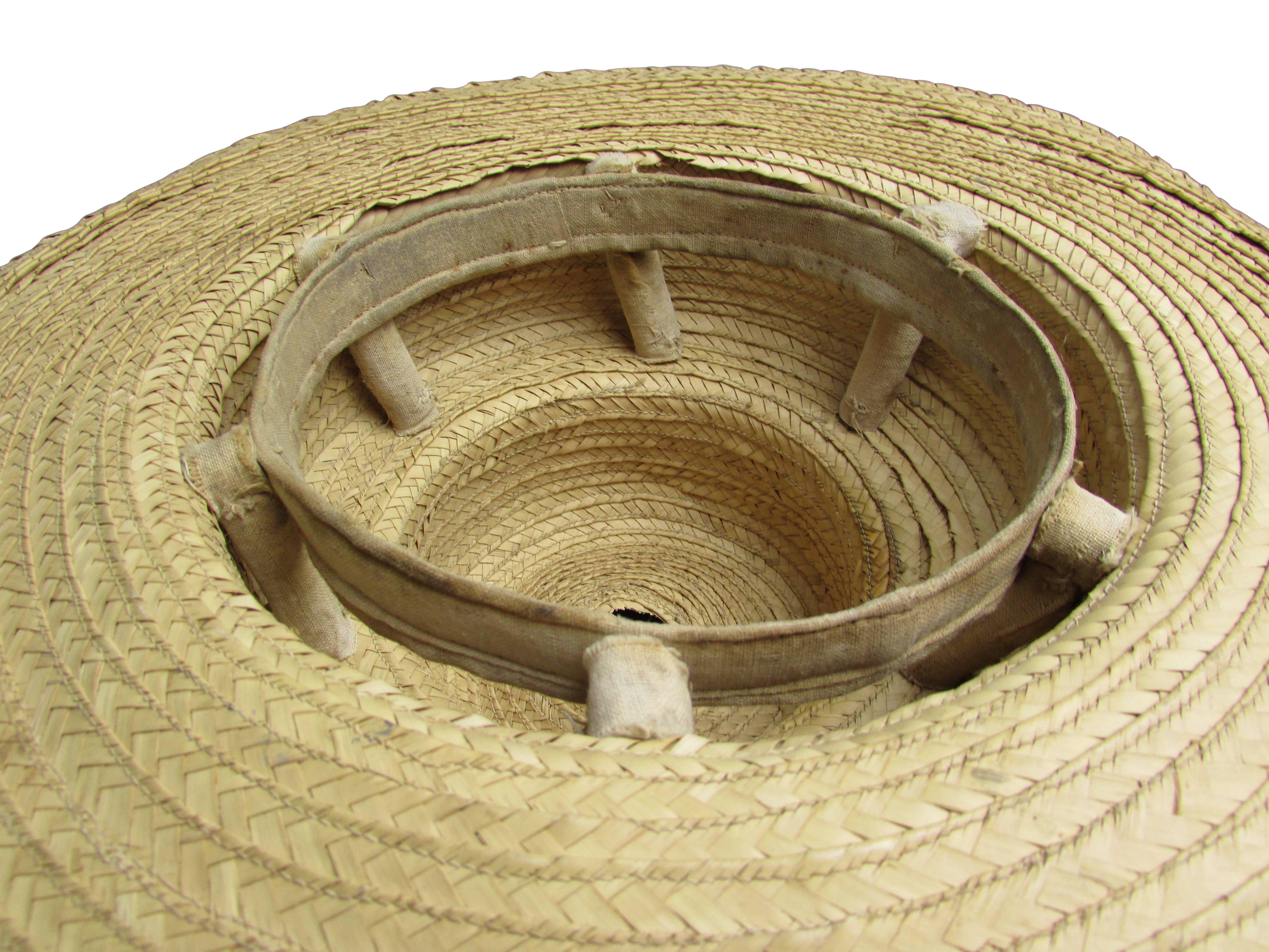 Straw Early Two-Tiered Shaker Hat