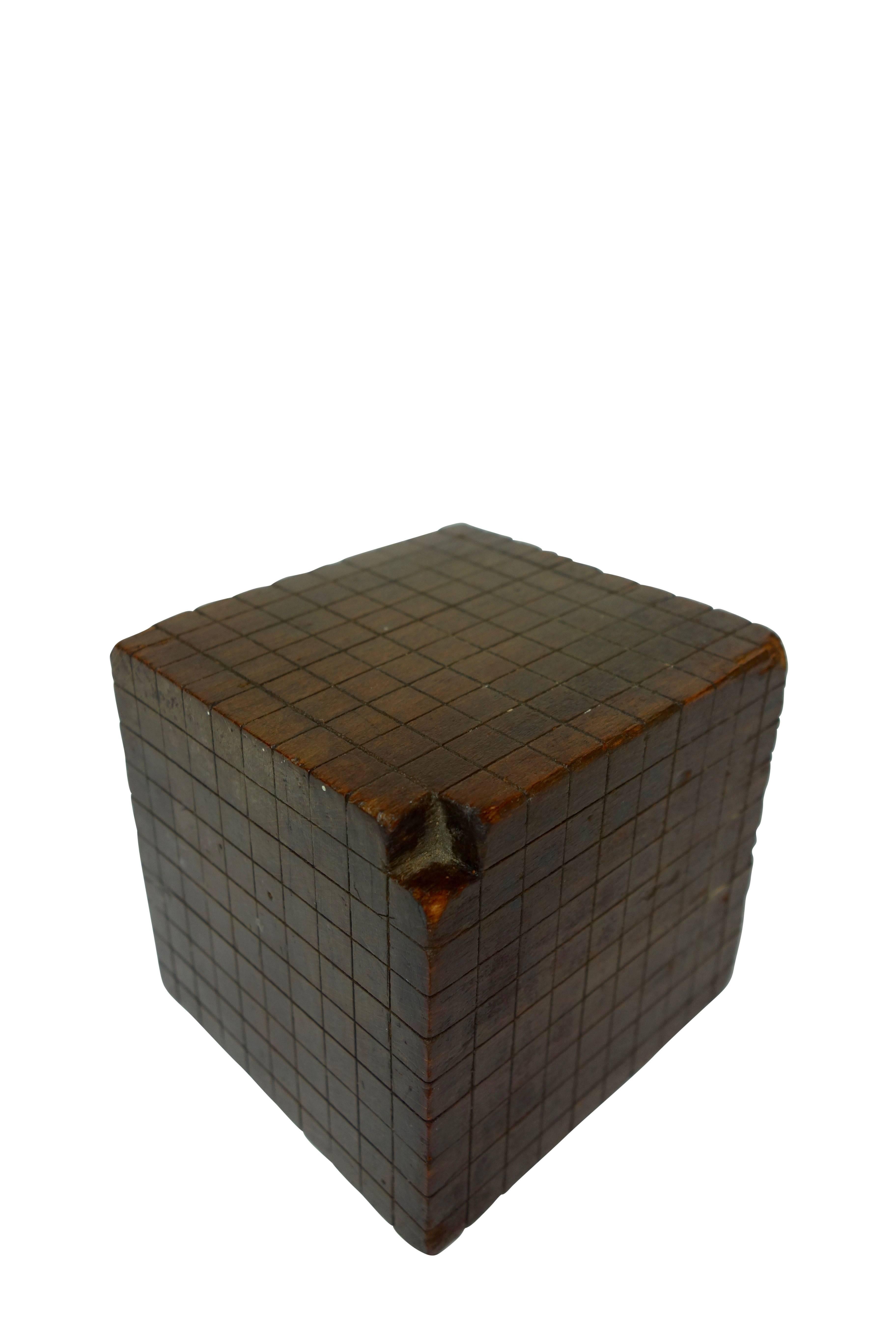 Wood “Base Ten” Cube Educational Model 2