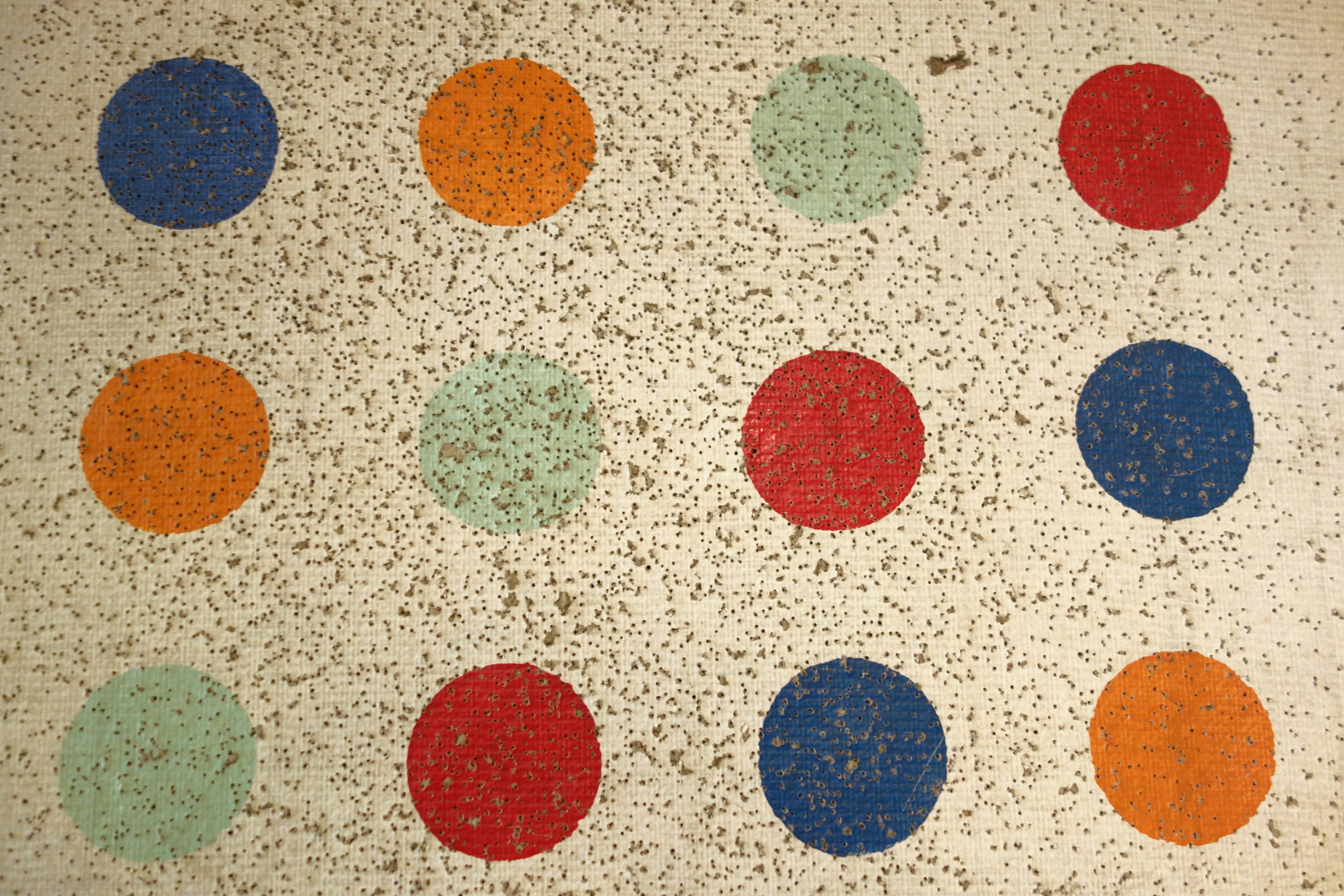 Large 1920s Carnival Balloon Dart Board Panel from Riverside Park In Good Condition In Seattle, WA